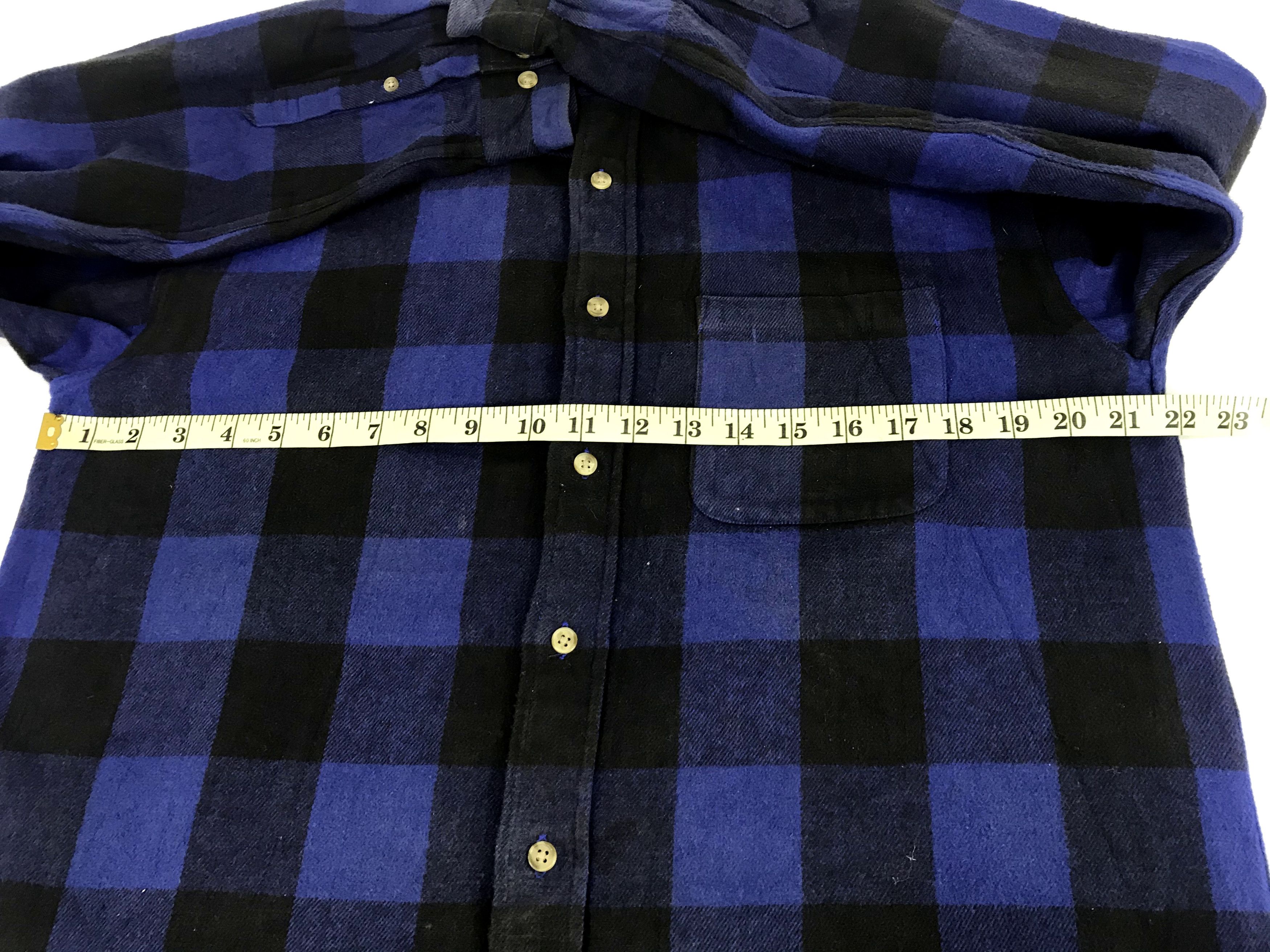 Flannel Vintage Style Road Runner Flannel Shirt Square Plaid Check Size US L / EU 52-54 / 3 - 10 Thumbnail
