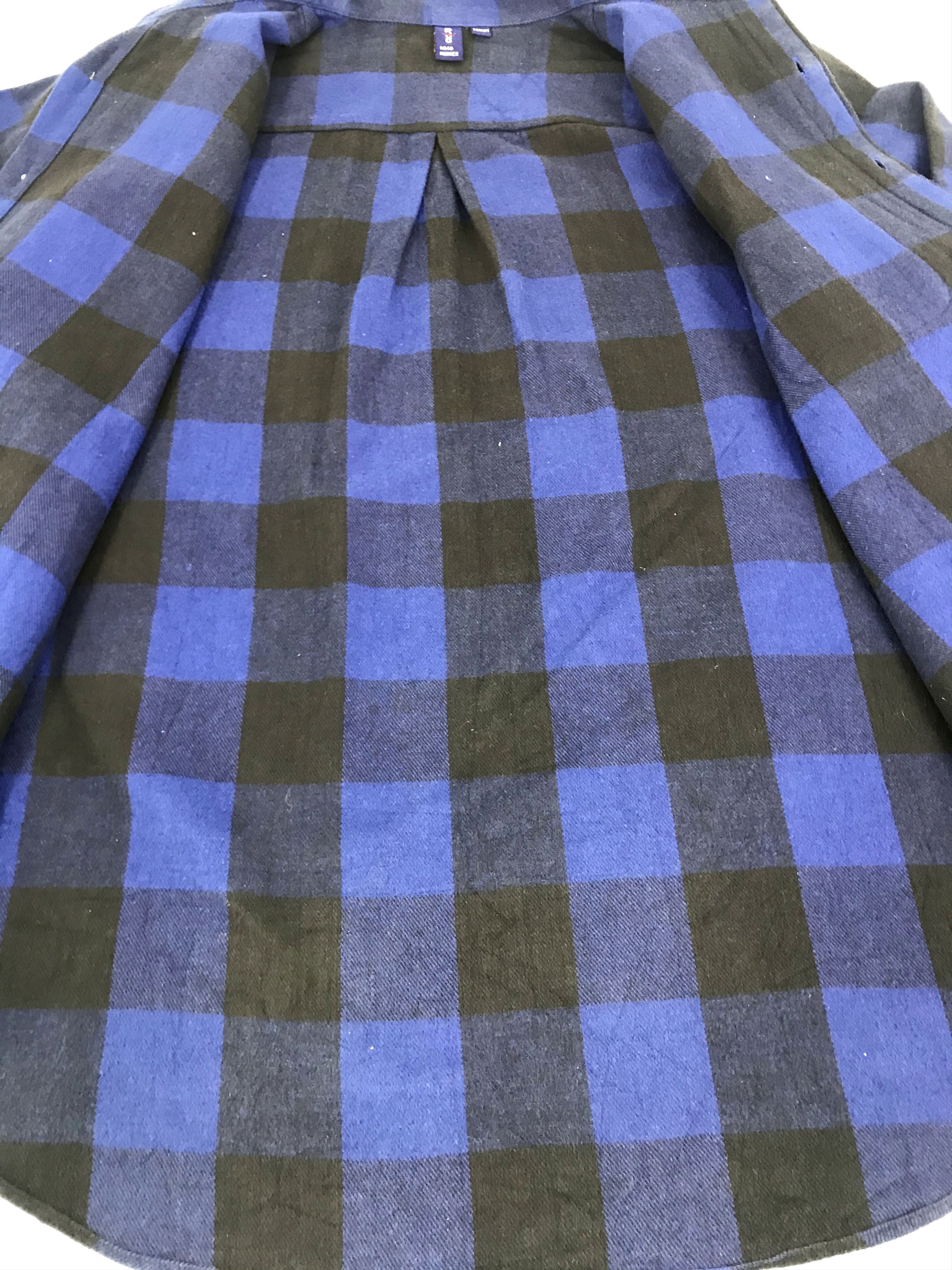 Flannel Vintage Style Road Runner Flannel Shirt Square Plaid Check Size US L / EU 52-54 / 3 - 5 Thumbnail