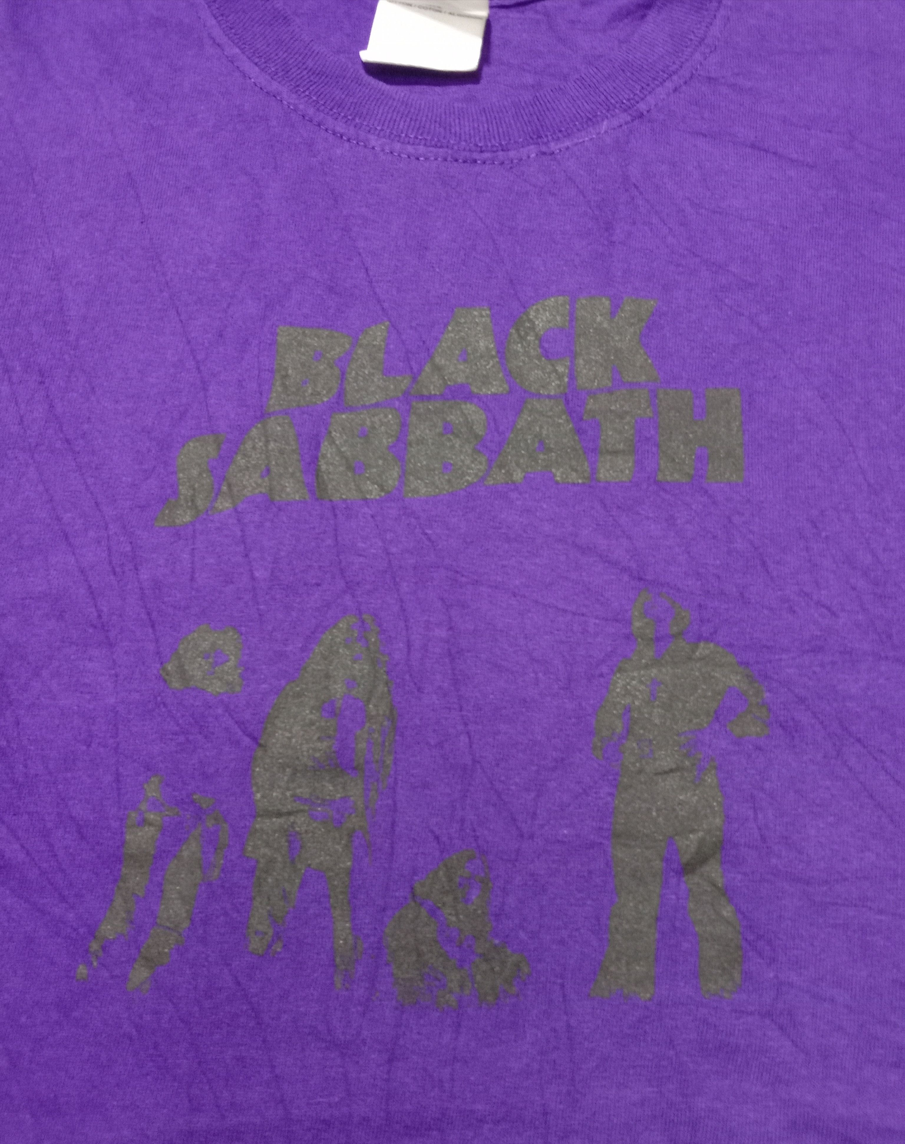 Band Tees Black Sabbath Heavy Metal Band Tees Big Spell Out Logo Size US M / EU 48-50 / 2 - 1 Thumbnail