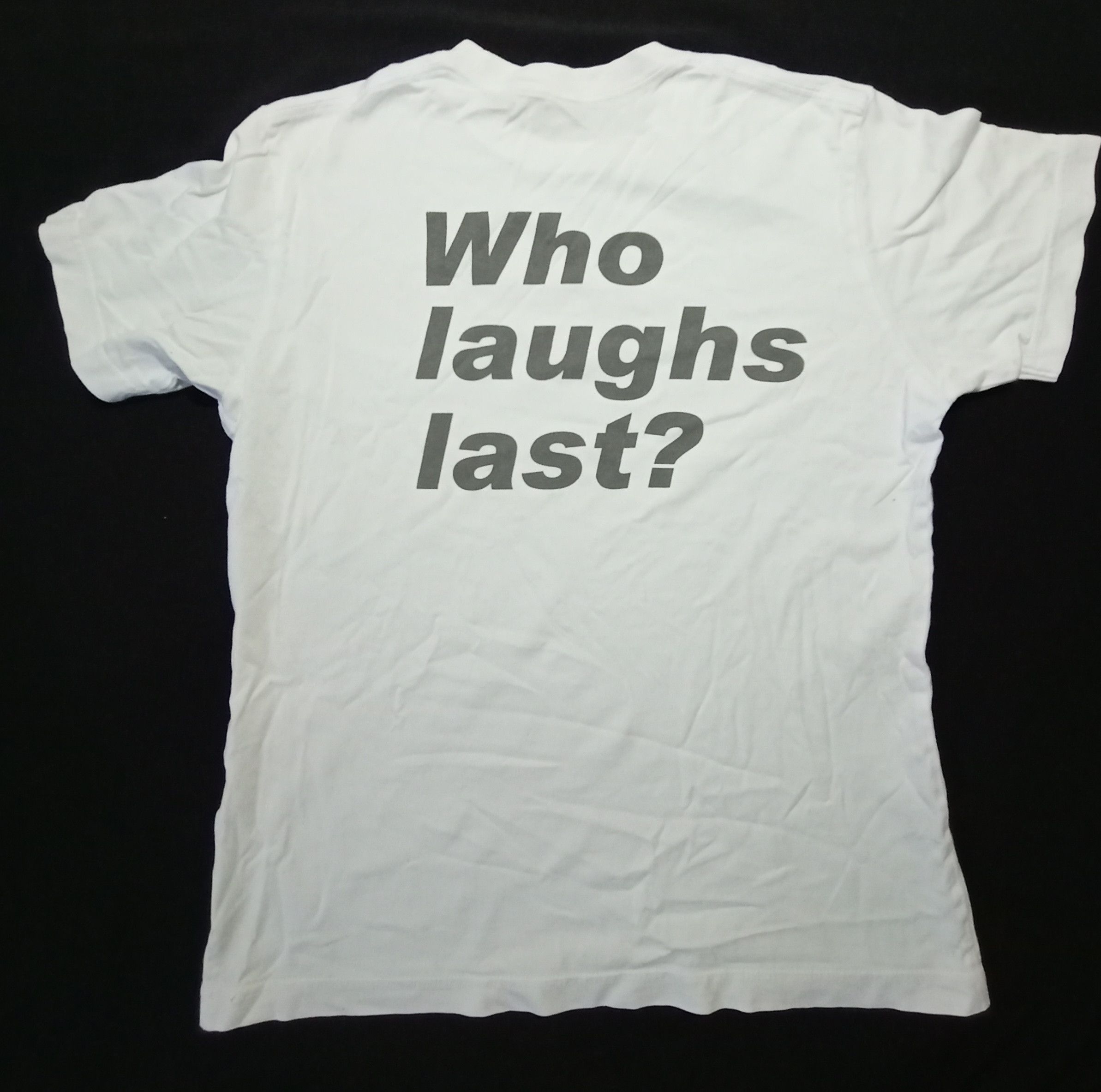 Band Tees Barbara Kruger Who Laughs Last Rage Against The Machine Size US S / EU 44-46 / 1 - 2 Thumbnail