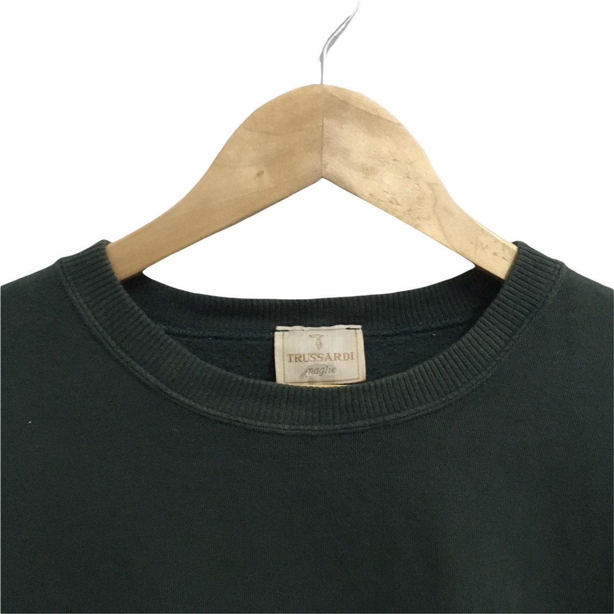 Trussardi × Vintage VINTAGE TRUSSARDI NAGLIE BIG LOGO CREWNECK SWEATSHIRT Size US L / EU 52-54 / 3 - 4 Thumbnail