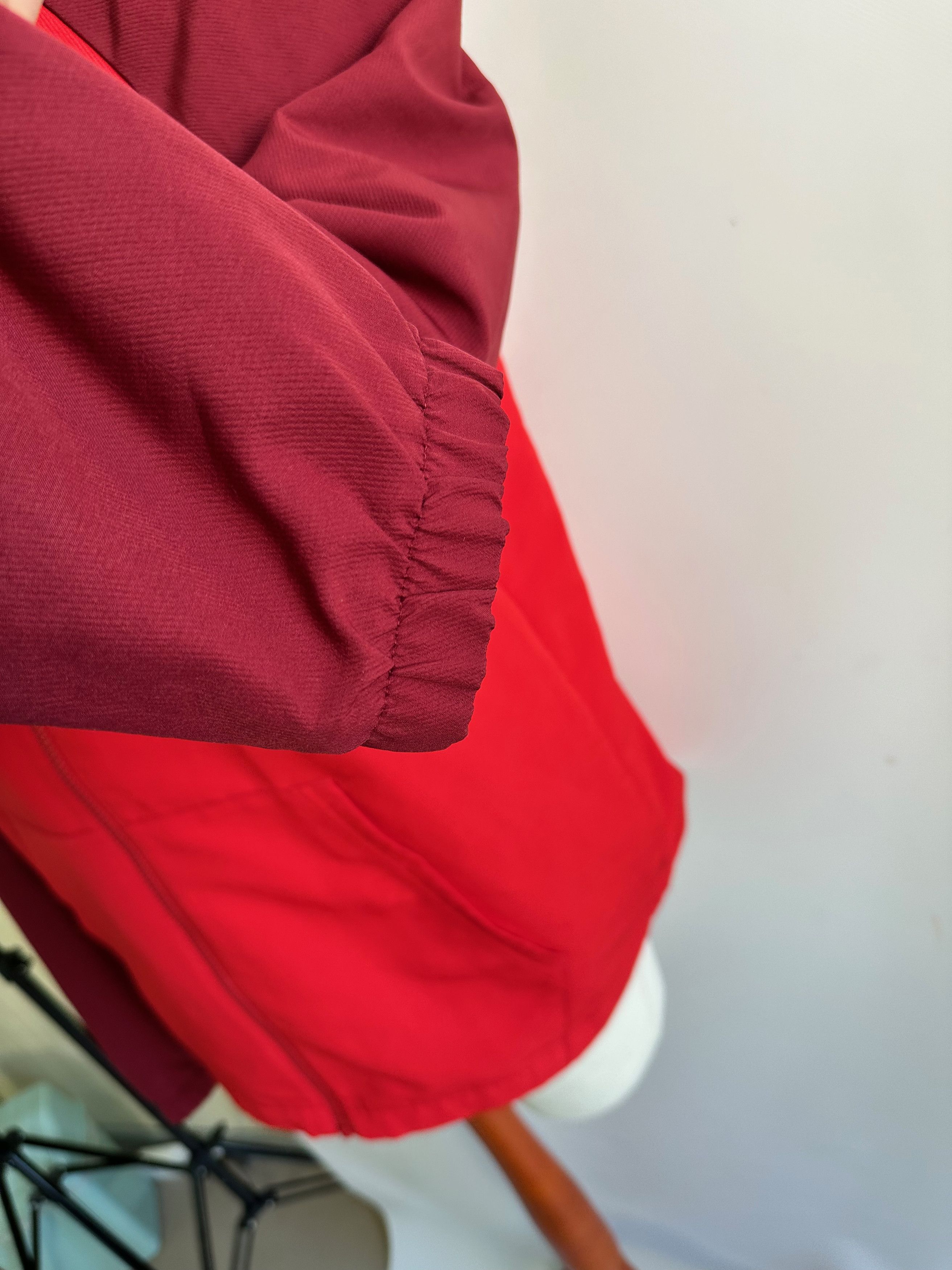 Nike Nike red hooded zipper light jacket windbreaker Size US L / EU 52-54 / 3 - 9 Thumbnail