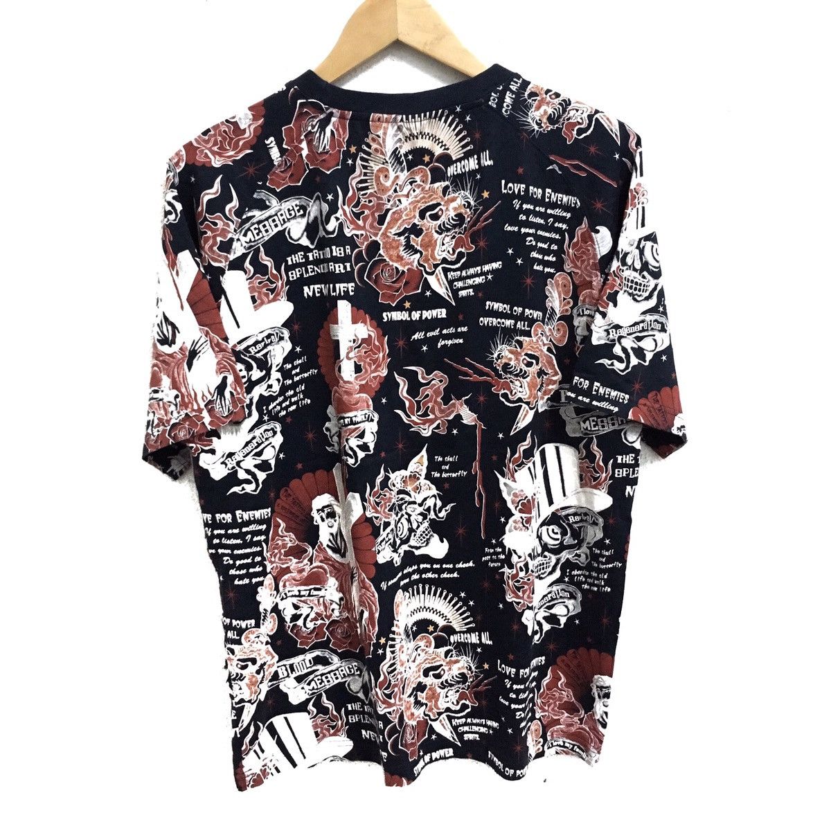 Japanese Brand × Tedman × Vintage TED COMPANY JAPANESE BRAND FULLPRINT T-SHIRT Size US L / EU 52-54 / 3 - 2 Thumbnail
