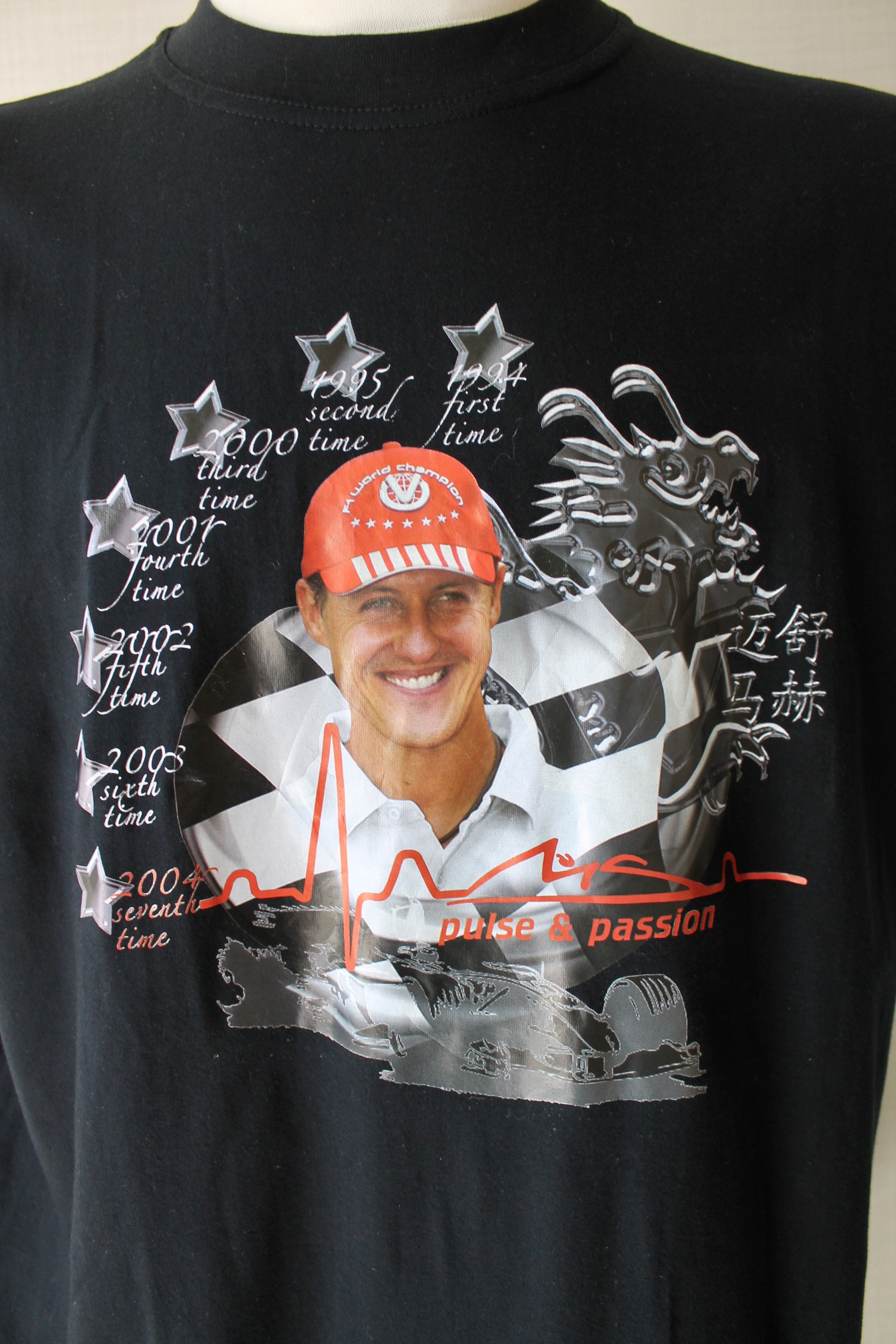 Formula 1 2004 Michael Schumacher Racing T Shirt Formula Uno F1 Size US XL / EU 56 / 4 - 9 Thumbnail