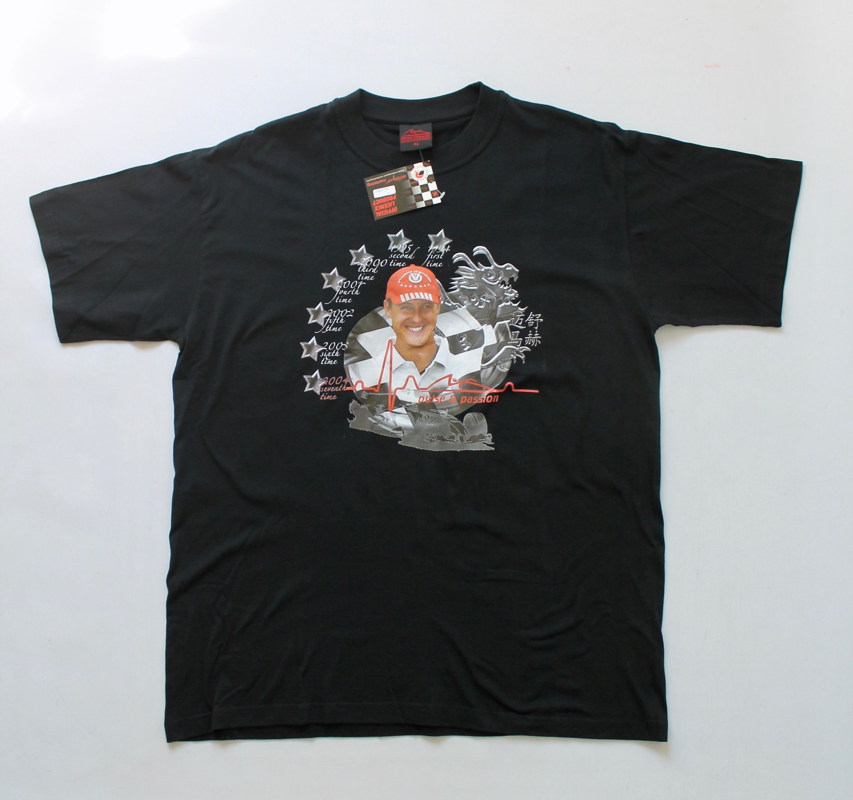 Formula 1 2004 Michael Schumacher Racing T Shirt Formula Uno F1 Size US XL / EU 56 / 4 - 11 Thumbnail