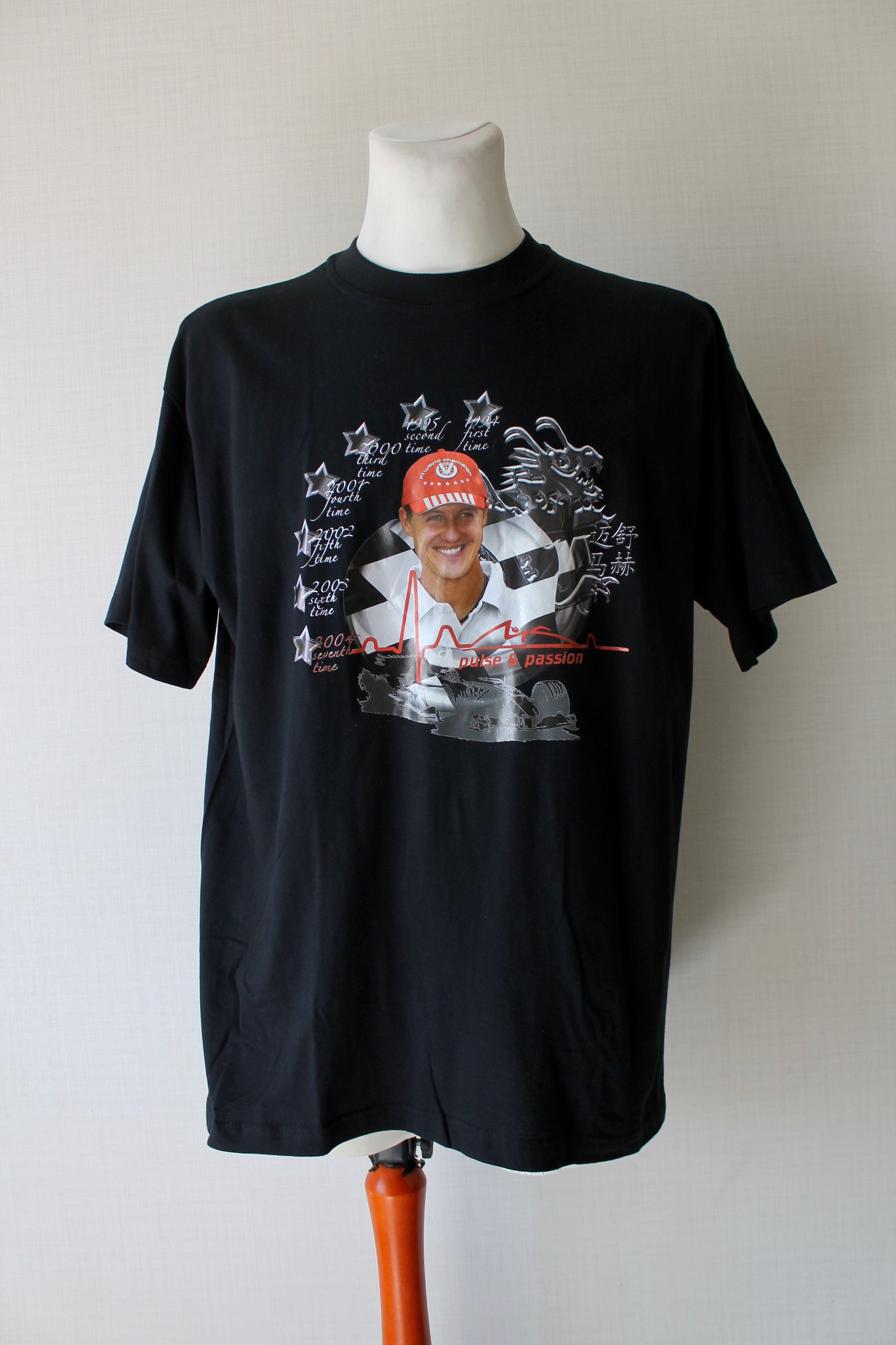 Formula 1 2004 Michael Schumacher Racing T Shirt Formula Uno F1 Size US XL / EU 56 / 4 - 8 Thumbnail