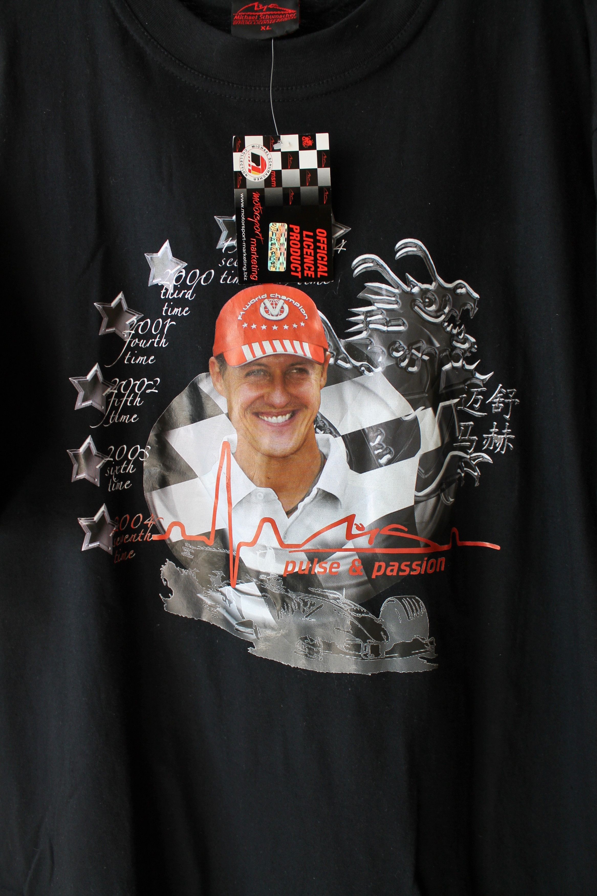Formula 1 2004 Michael Schumacher Racing T Shirt Formula Uno F1 Size US XL / EU 56 / 4 - 2 Thumbnail