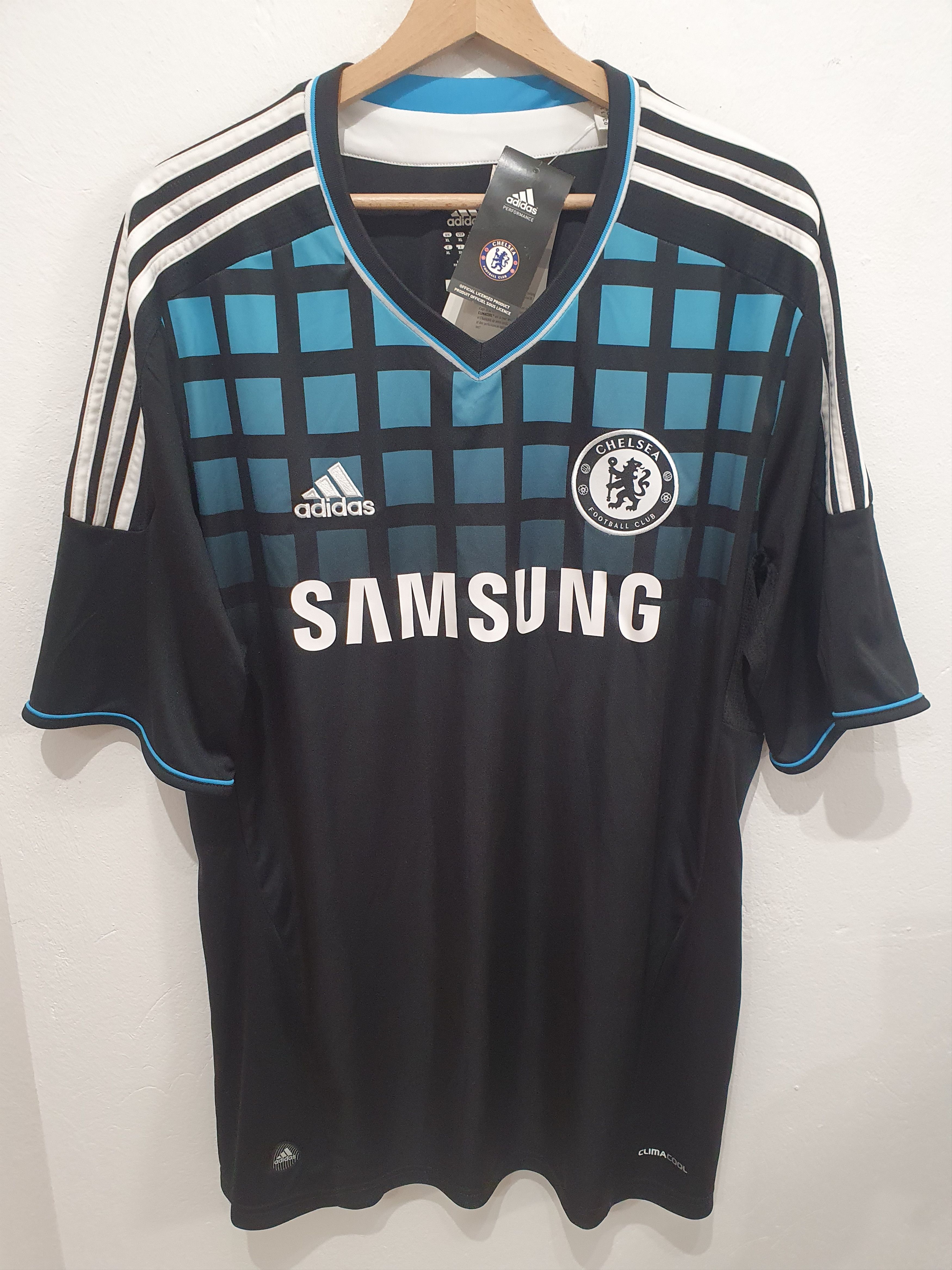 image of Chelsea Fc 2011 2012 Adidas Size XL New Jersey Shirt Soccer, Men's