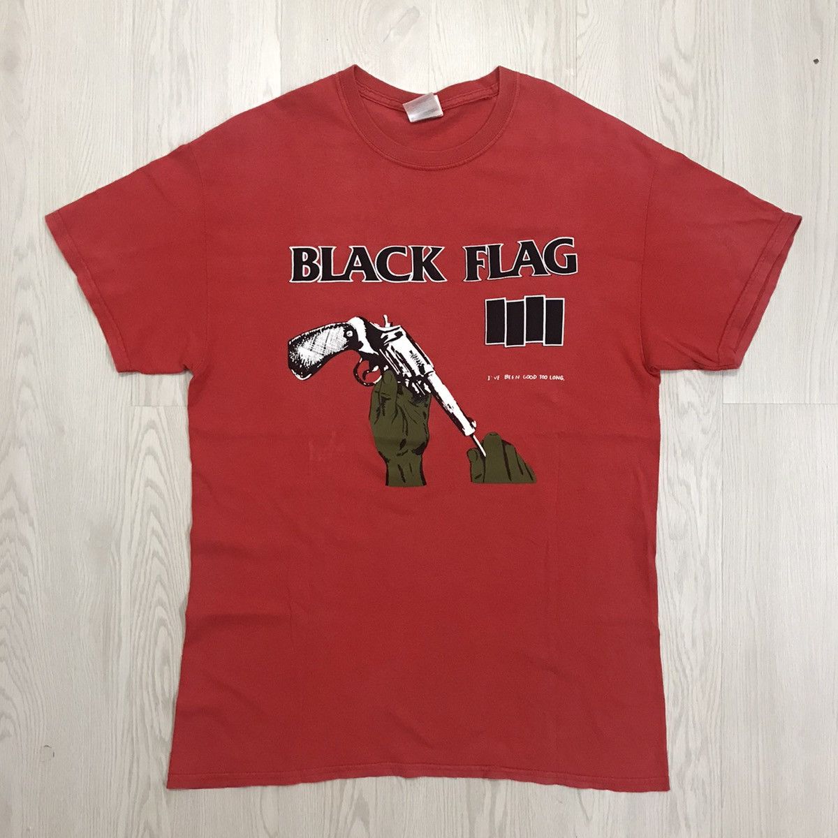 Band Tees Vintage BLACK FLAG Band Tee In My Head 86 Tour Weezer Size US M / EU 48-50 / 2 - 2 Thumbnail