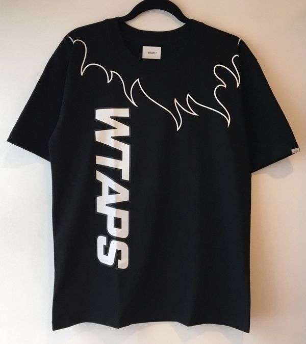 Wtaps Wtaps Flames SS Tee Black | Grailed