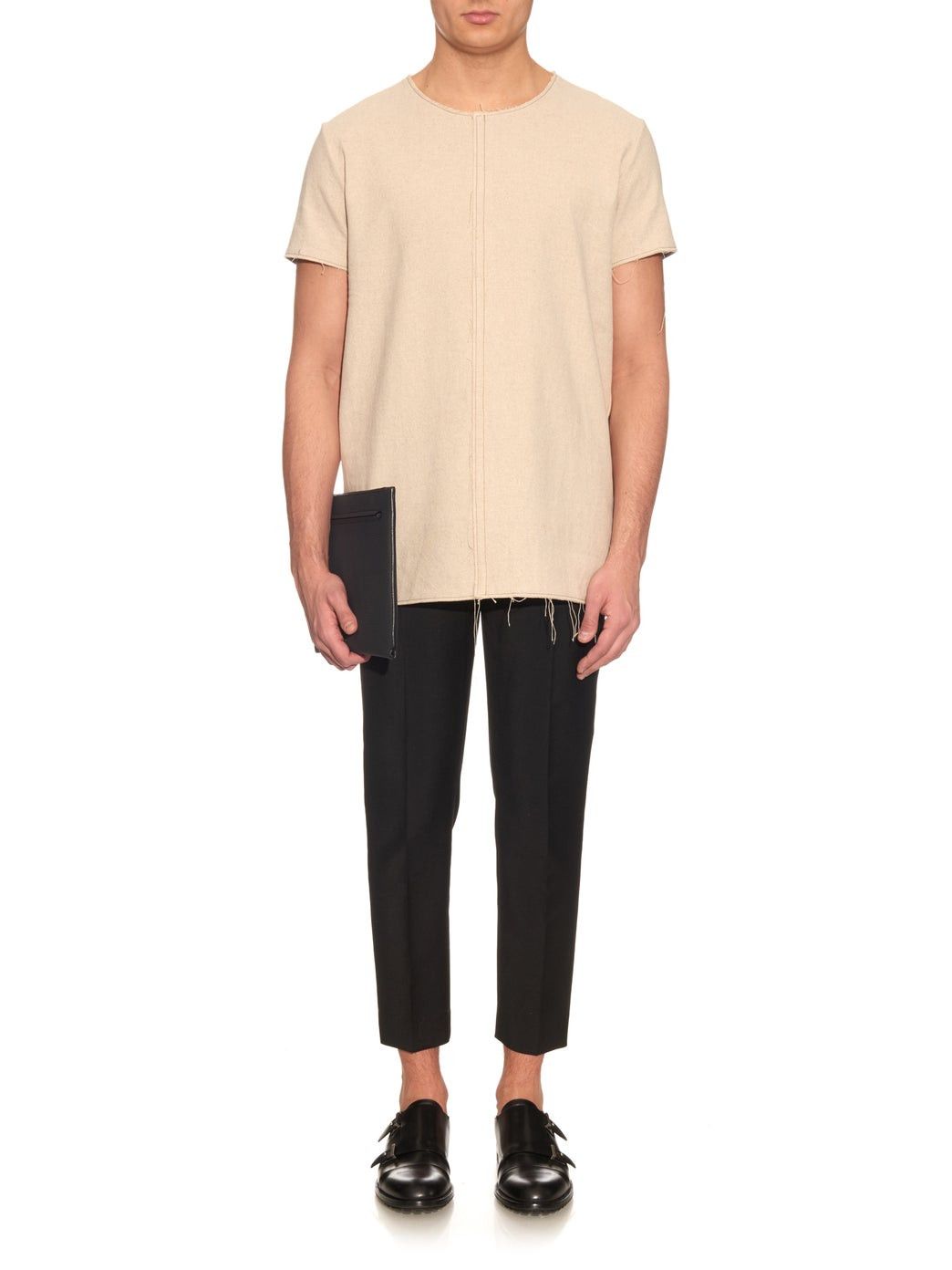 Damir Doma Tala Organic Hemp Frayed t-shirt Size US L / EU 52-54 / 3 - 2 Thumbnail