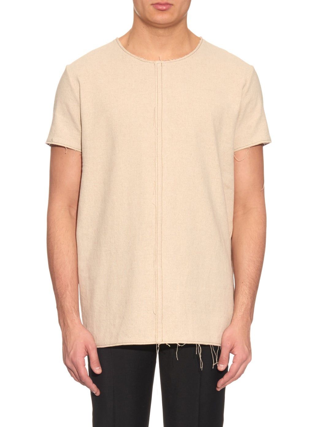 Damir Doma Tala Organic Hemp Frayed t-shirt Size US L / EU 52-54 / 3 - 3 Thumbnail