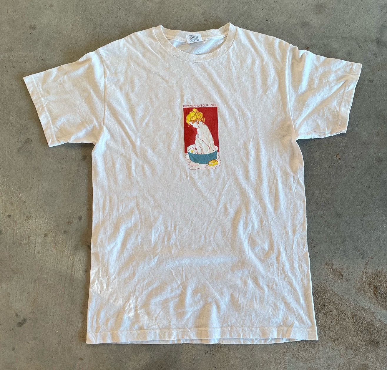 Japanese Brand BOY NEARLYEQUAL GIRL TEE Size US M / EU 48-50 / 2 - 1 Thumbnail