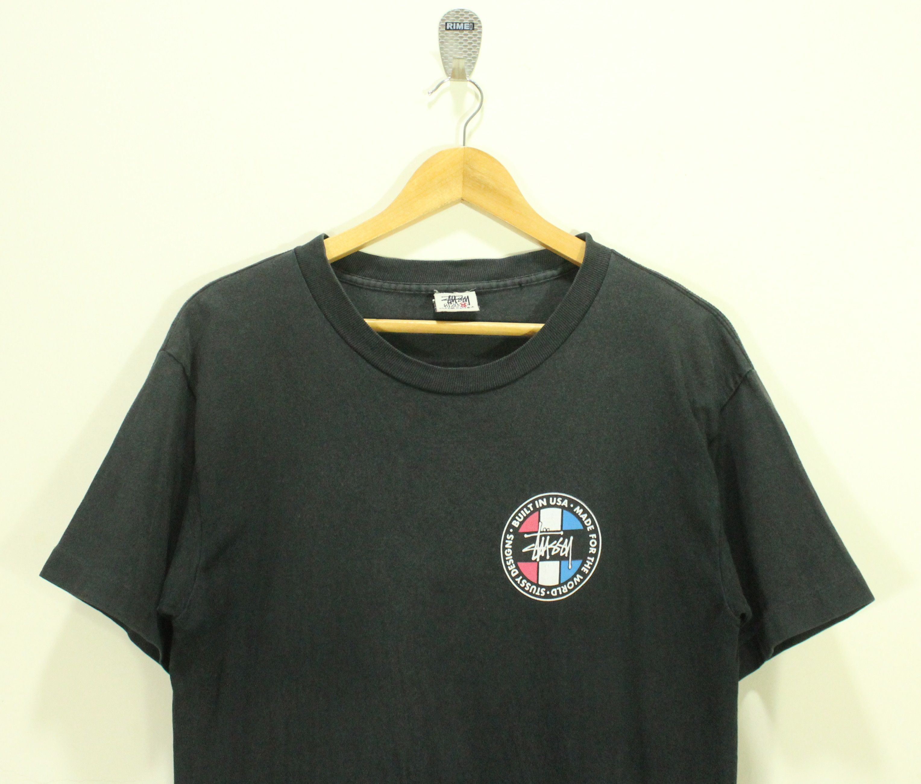 Stussy × Vintage Vintage 90s STUSSY T Shirt Big Logo Single Stitch Faded Size US M / EU 48-50 / 2 - 6 Thumbnail