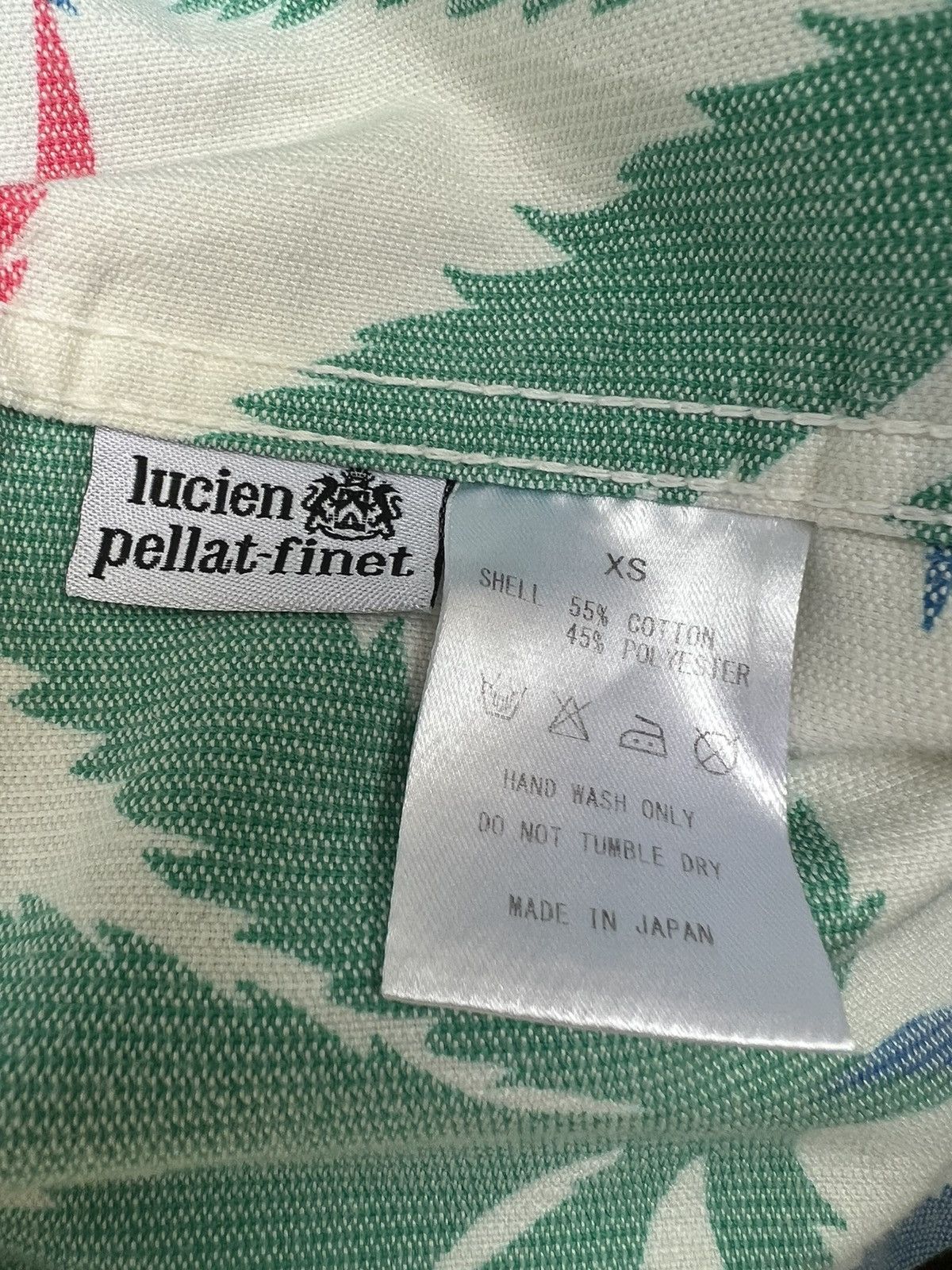 Lucien Pellat-Finet Lucien Pellat Finet Marijuana Leaf Corduroy Trucker Jacket Size US XS / EU 42 / 0 - 18 Thumbnail