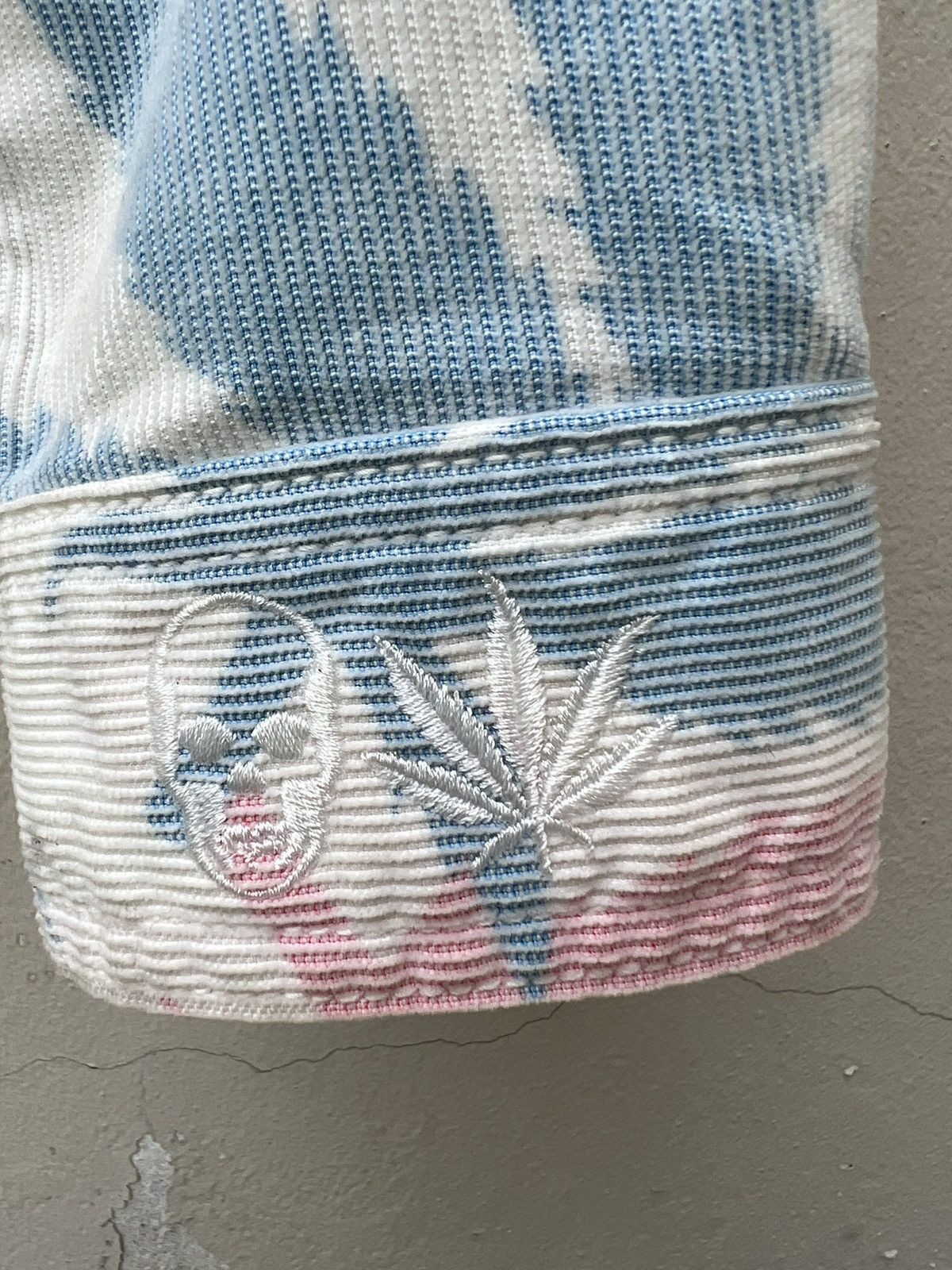 Lucien Pellat-Finet Lucien Pellat Finet Marijuana Leaf Corduroy Trucker Jacket Size US XS / EU 42 / 0 - 13 Thumbnail