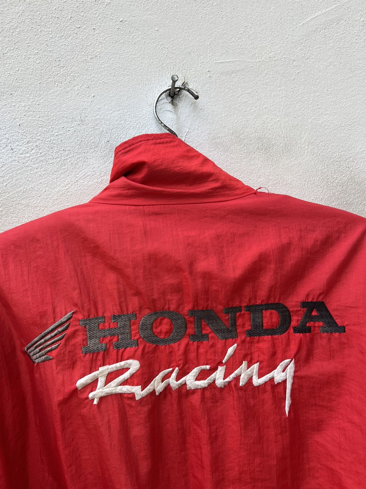 Honda Vintage 80s Honda Racing Red Rider Lined Bomber Jacket Size US M / EU 48-50 / 2 - 12 Thumbnail