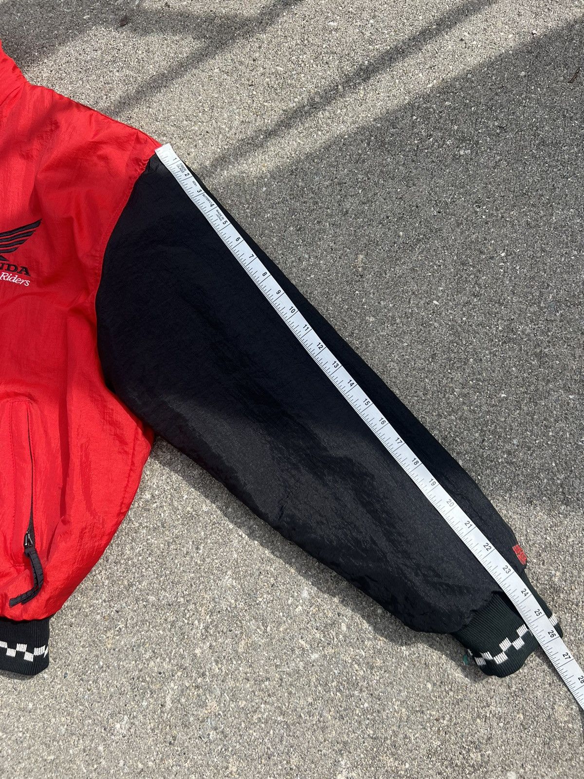 Honda Vintage 80s Honda Racing Red Rider Lined Bomber Jacket Size US M / EU 48-50 / 2 - 3 Thumbnail