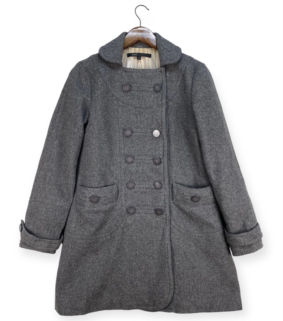 Marc by Marc Jacobs Marc Jacobs Wool Doublebreast Jacket Size US S / EU 44-46 / 1 - 1 Thumbnail