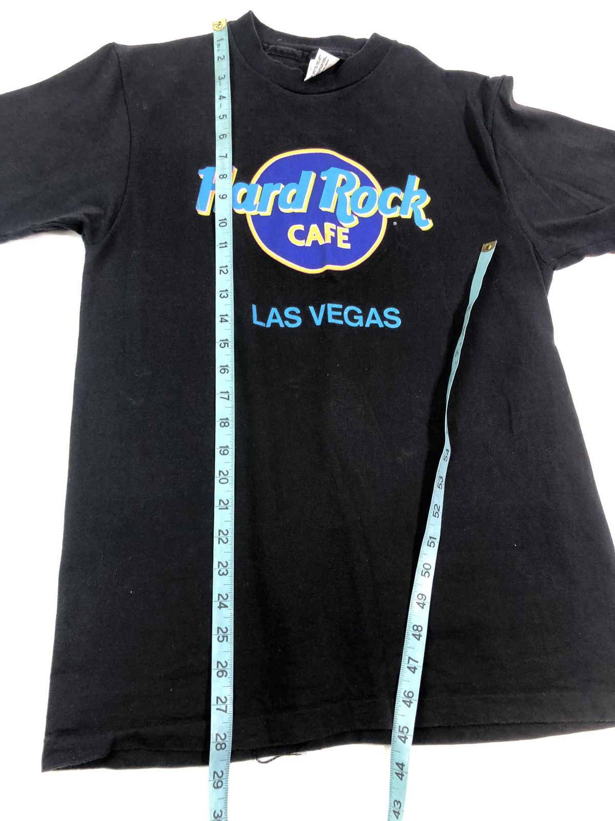 Hard Rock Cafe × Vintage Vintage 80s 90s Hard Rock Cafe Neon Las Vegas T-Shirt Size US S / EU 44-46 / 1 - 7 Thumbnail