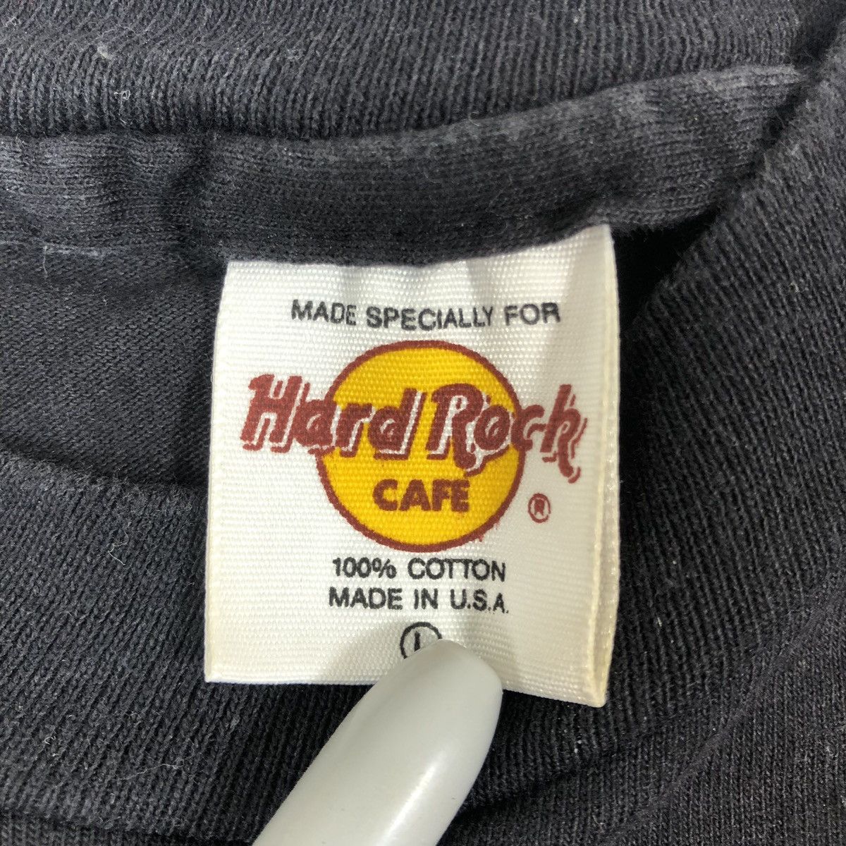 Hard Rock Cafe × Vintage Vintage 80s 90s Hard Rock Cafe Neon Las Vegas T-Shirt Size US S / EU 44-46 / 1 - 4 Thumbnail