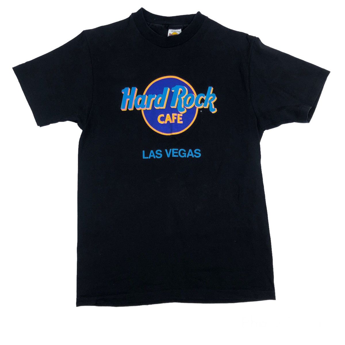 Hard Rock Cafe × Vintage Vintage 80s 90s Hard Rock Cafe Neon Las Vegas T-Shirt Size US S / EU 44-46 / 1 - 1 Thumbnail