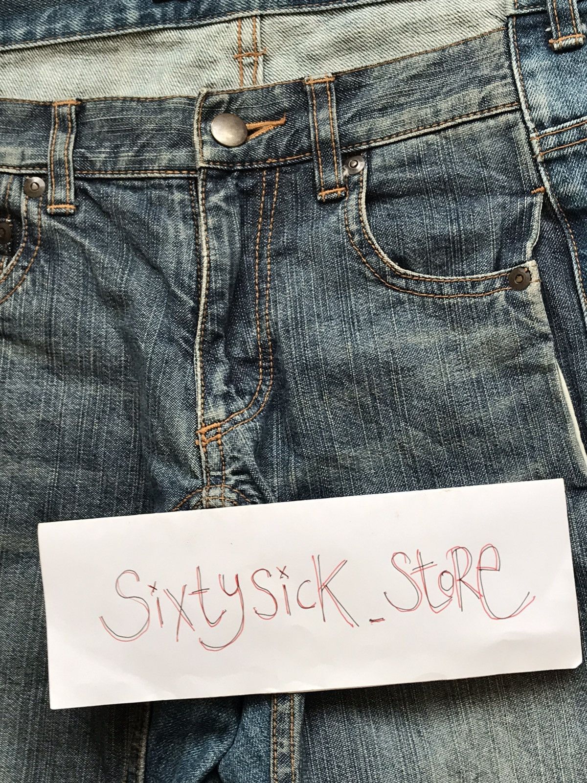 Maison MIHARA YASUHIRO Miharayasuhiro Reconstructed Hybrid Jeans Size US 32 / EU 48 - 12 Thumbnail