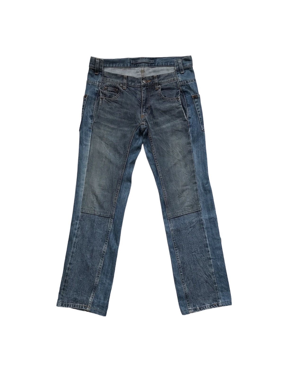 Maison MIHARA YASUHIRO Miharayasuhiro Reconstructed Hybrid Jeans Size US 32 / EU 48 - 1 Thumbnail