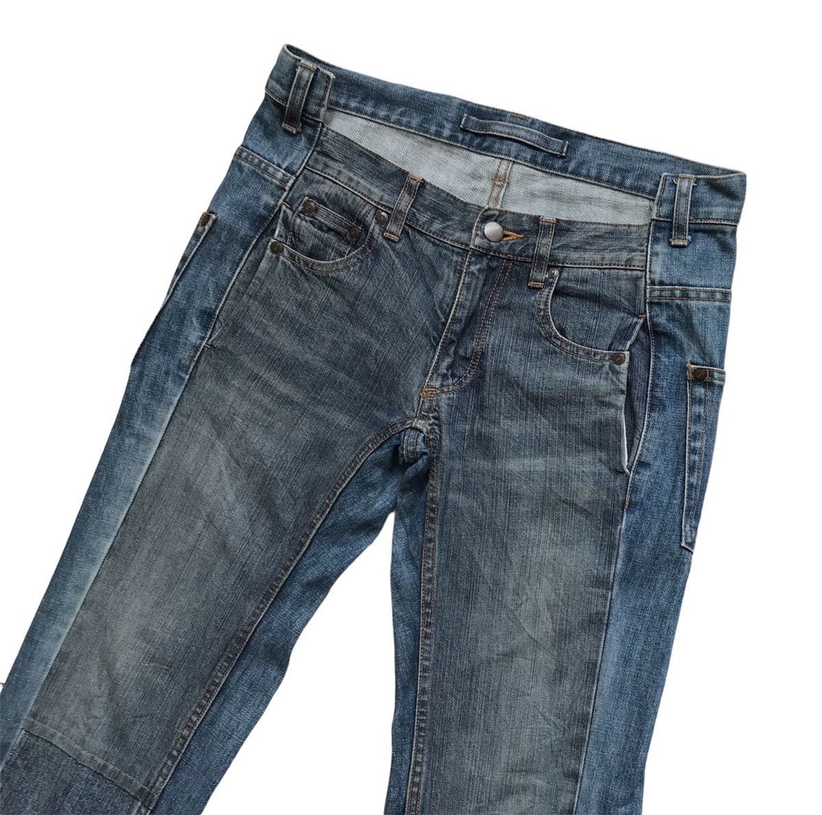 Maison MIHARA YASUHIRO Miharayasuhiro Reconstructed Hybrid Jeans Size US 32 / EU 48 - 3 Thumbnail