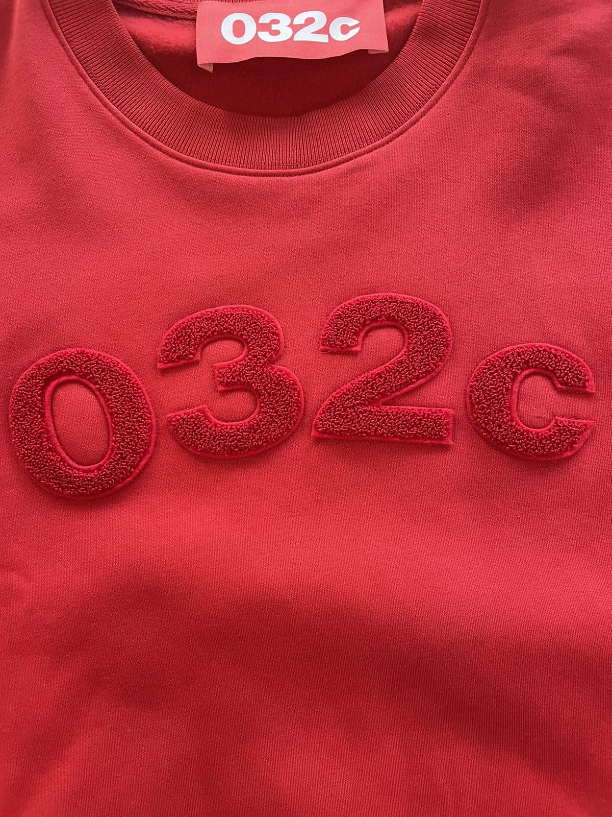 032c Red Logo Sweatshirt Size US XL / EU 56 / 4 - 9 Thumbnail