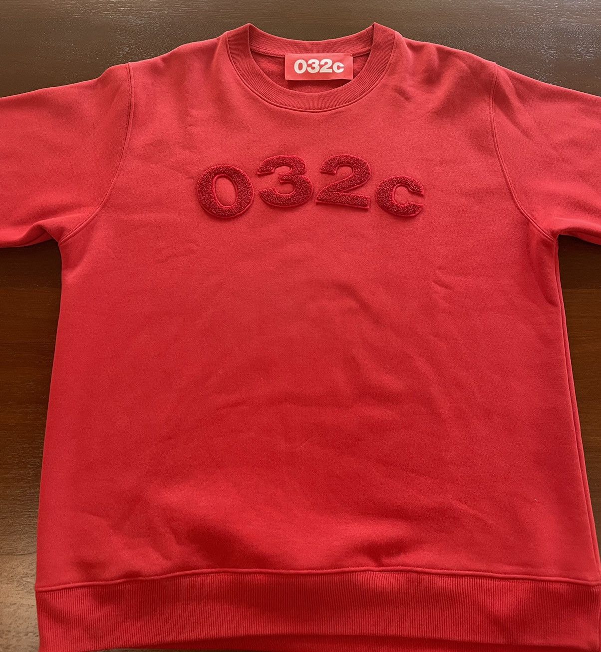 032c Red Logo Sweatshirt Size US XL / EU 56 / 4 - 1 Thumbnail