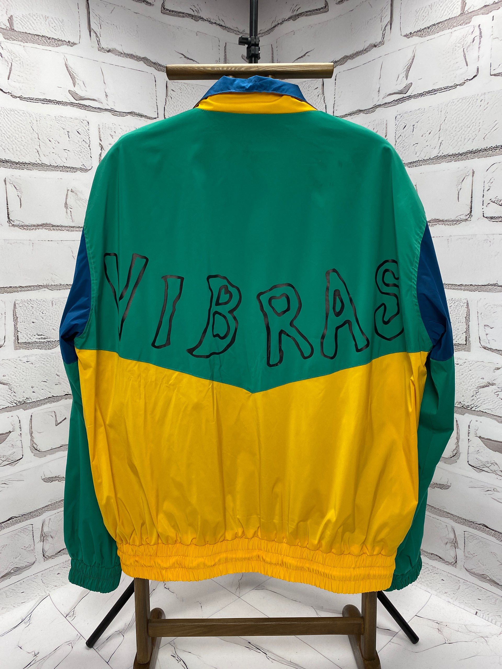 GUESS X J Balvin Vibras Retro Windbreaker Jacket size factory small