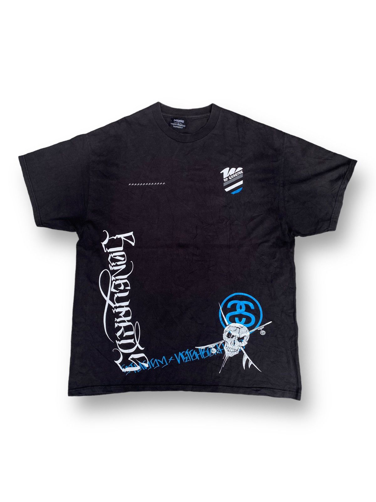 image of Neighborhood Boneyards Collection Shirt. A10 in Black, Men's (Size XL)