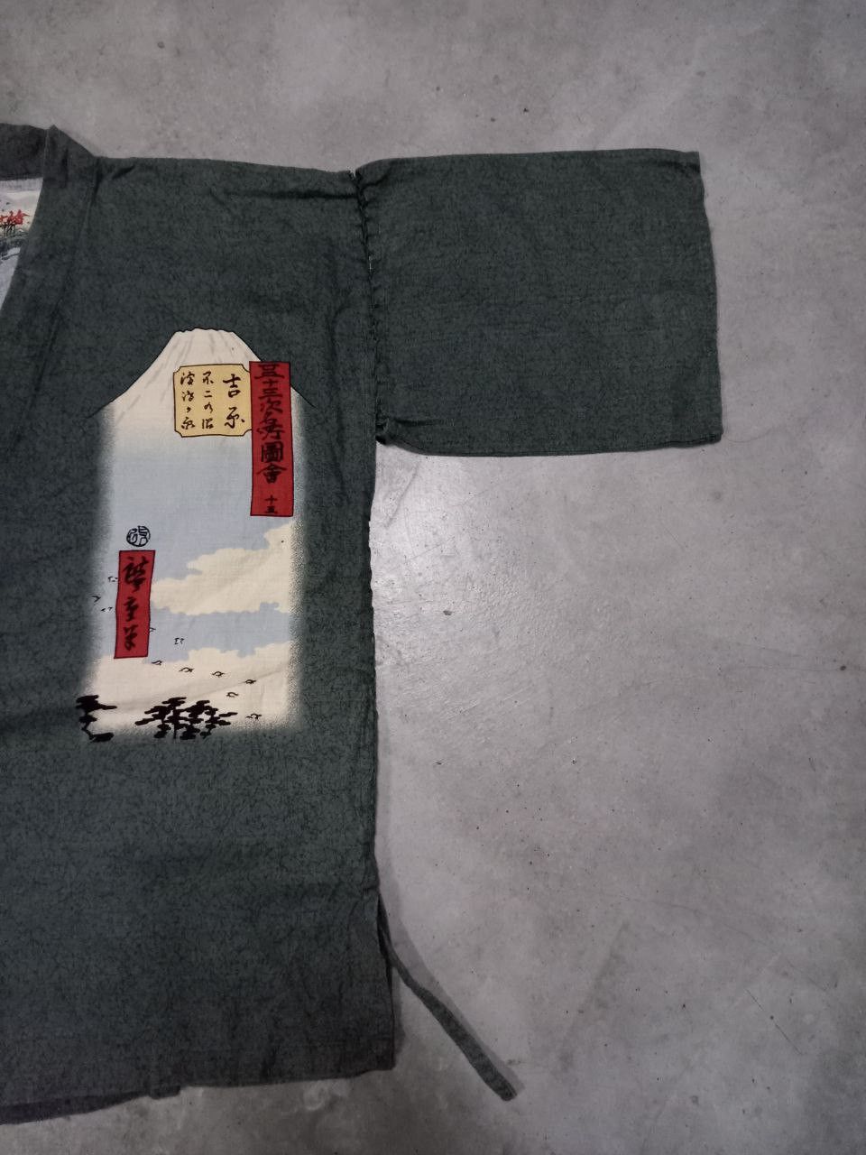 Japanese Brand 🔥 RARE 🔥 Kimono Japan Dragon Cardigan Wrap Sanjuro Style Size US L / EU 52-54 / 3 - 2 Thumbnail