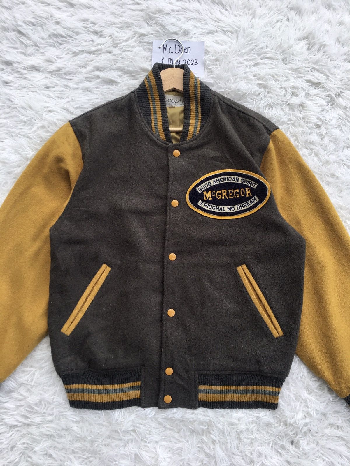 McGregor Rare Vintage 80s Mc Gregor Varsity Jacket Size US L / EU 52-54 / 3 - 2 Thumbnail