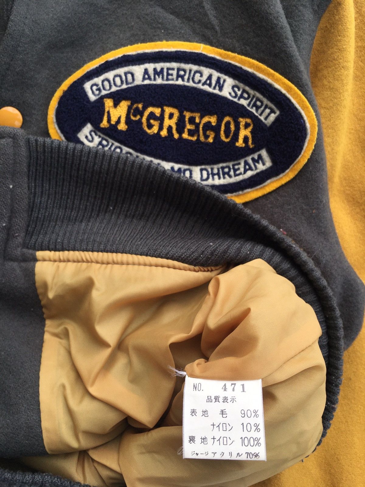 McGregor Rare Vintage 80s Mc Gregor Varsity Jacket Size US L / EU 52-54 / 3 - 11 Thumbnail