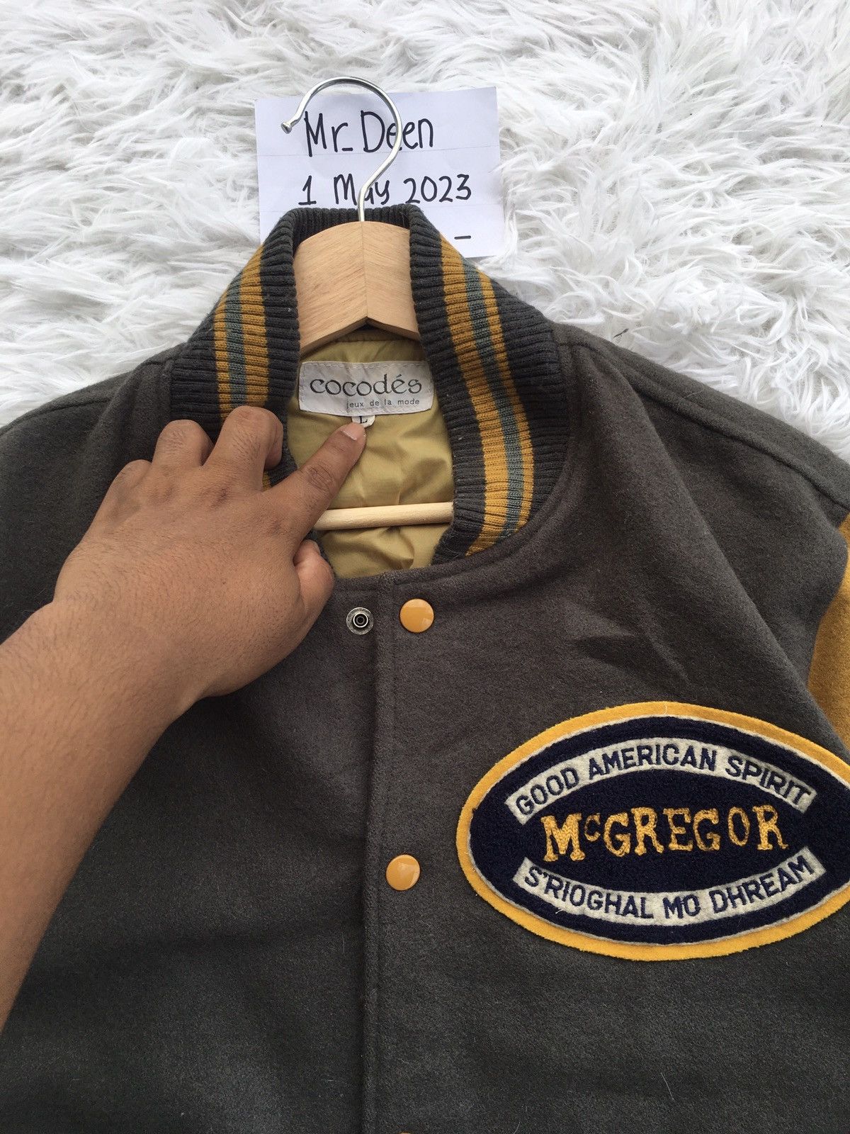 McGregor Rare Vintage 80s Mc Gregor Varsity Jacket Size US L / EU 52-54 / 3 - 7 Thumbnail