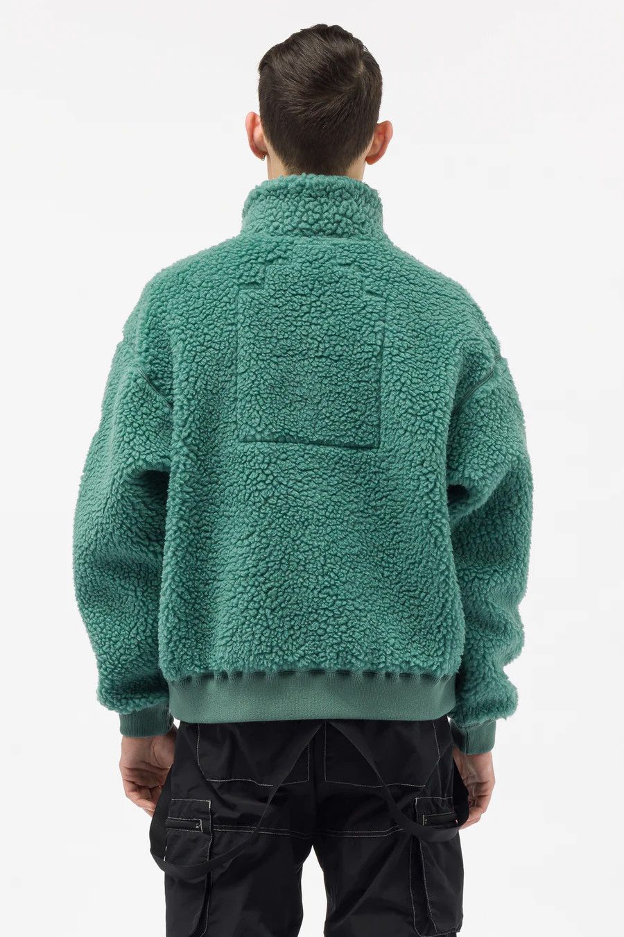 Cav Empt 💚 SS22 Cav Empt Wool Boa Fleece Half Zip Jacket Green Size US M / EU 48-50 / 2 - 13 Thumbnail