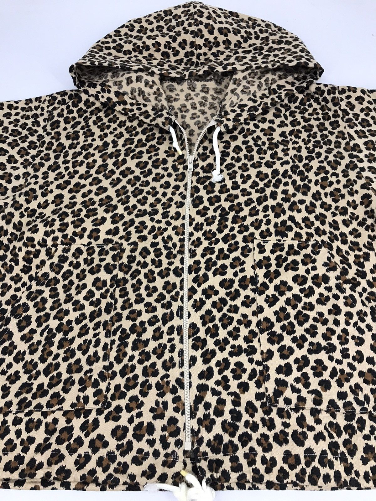 Japanese Brand × Vintage Vintage Cheetah Design All Over Hoodies Jacket Streetwear Size US M / EU 48-50 / 2 - 6 Thumbnail
