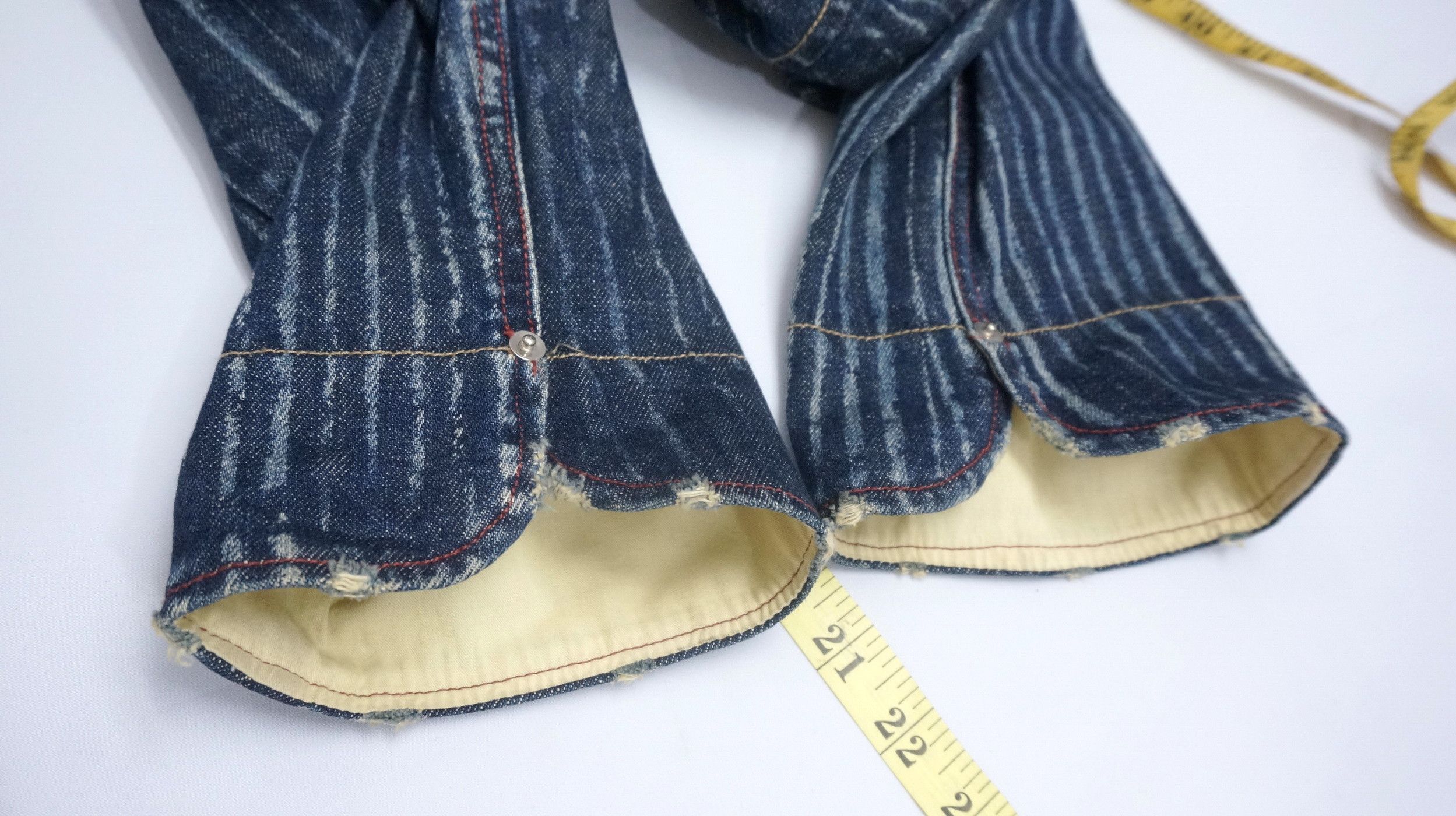 Japanese Brand Dope! Japan POWER TO THE PEOPLE Riot Striped Indigo Jacket Size US M / EU 48-50 / 2 - 12 Thumbnail