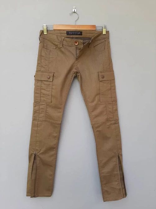 Japanese Brand Vintage Seditionaries Bondage Low Rise Back Number Size US 30 / EU 46 - 3 Thumbnail