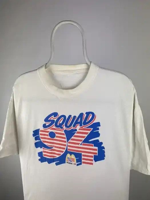 Band Tees McDonalds World Cup 94 squad T-shirt 1991 Olympic game Size US XL / EU 56 / 4 - 5 Thumbnail