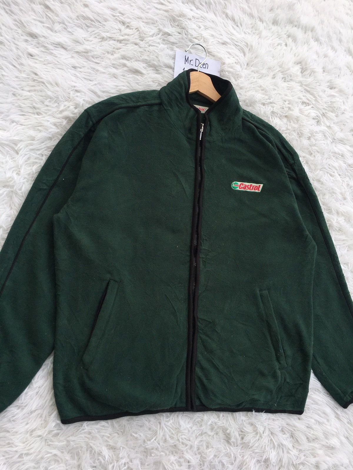 ICON Motorsports Rare Vintage 90s Castrol Motorsports Fleece Jacket Size US L / EU 52-54 / 3 - 3 Thumbnail