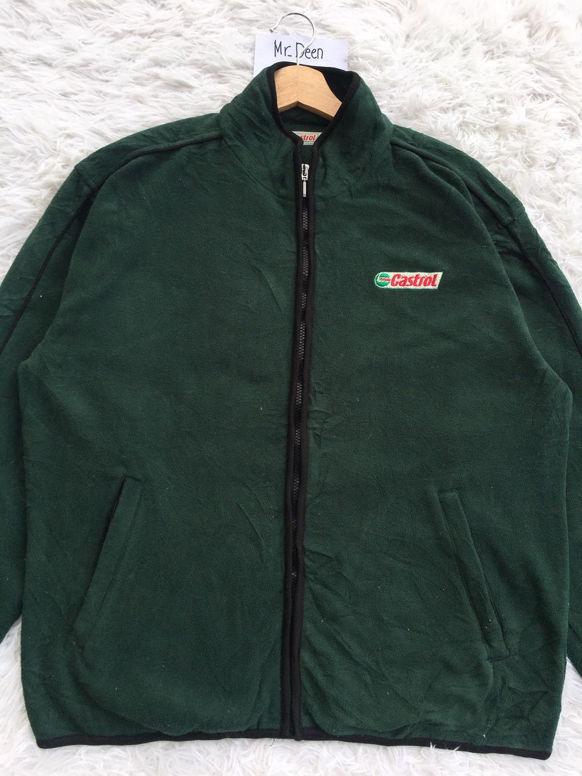 ICON Motorsports Rare Vintage 90s Castrol Motorsports Fleece Jacket Size US L / EU 52-54 / 3 - 5 Thumbnail