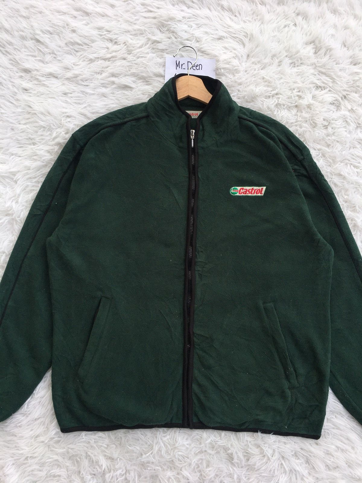 ICON Motorsports Rare Vintage 90s Castrol Motorsports Fleece Jacket Size US L / EU 52-54 / 3 - 2 Thumbnail
