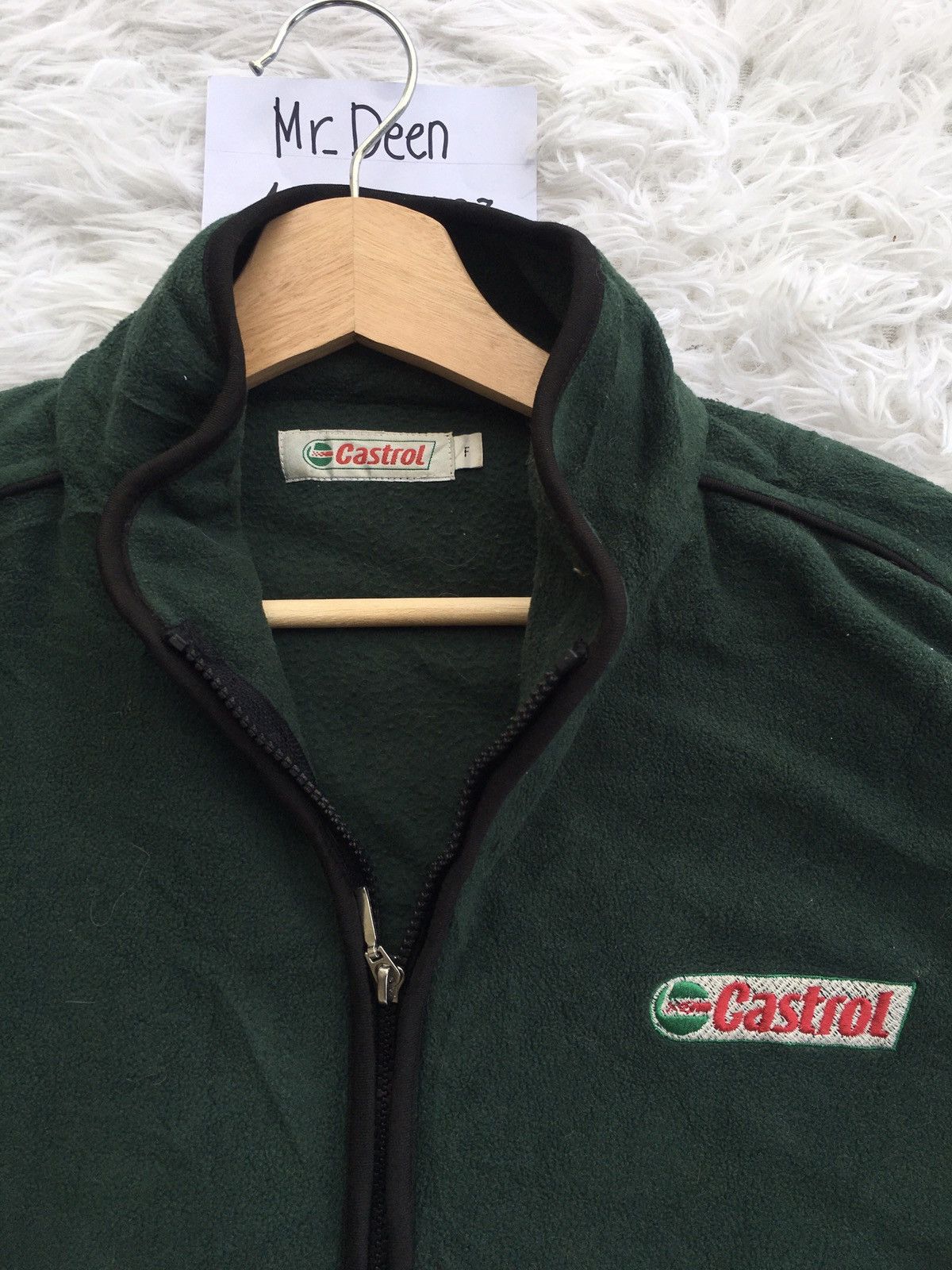 ICON Motorsports Rare Vintage 90s Castrol Motorsports Fleece Jacket Size US L / EU 52-54 / 3 - 7 Thumbnail