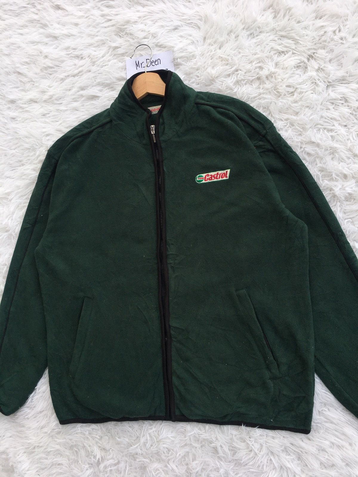 ICON Motorsports Rare Vintage 90s Castrol Motorsports Fleece Jacket Size US L / EU 52-54 / 3 - 4 Thumbnail