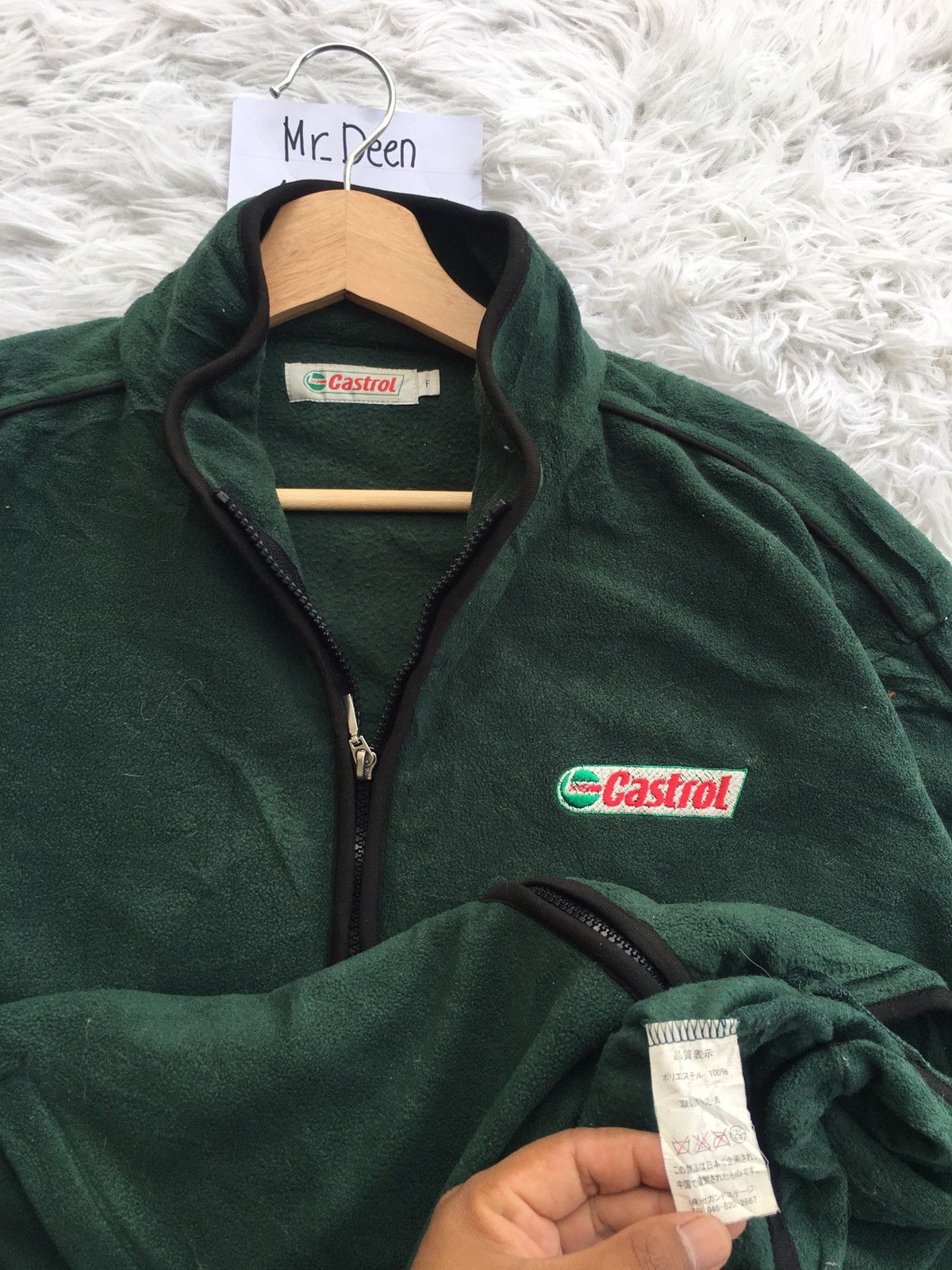 ICON Motorsports Rare Vintage 90s Castrol Motorsports Fleece Jacket Size US L / EU 52-54 / 3 - 8 Thumbnail