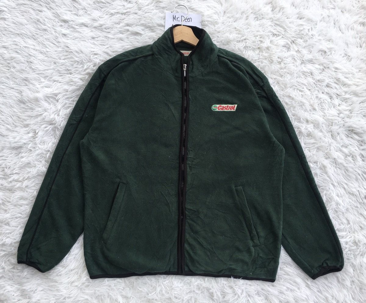 ICON Motorsports Rare Vintage 90s Castrol Motorsports Fleece Jacket Size US L / EU 52-54 / 3 - 1 Thumbnail