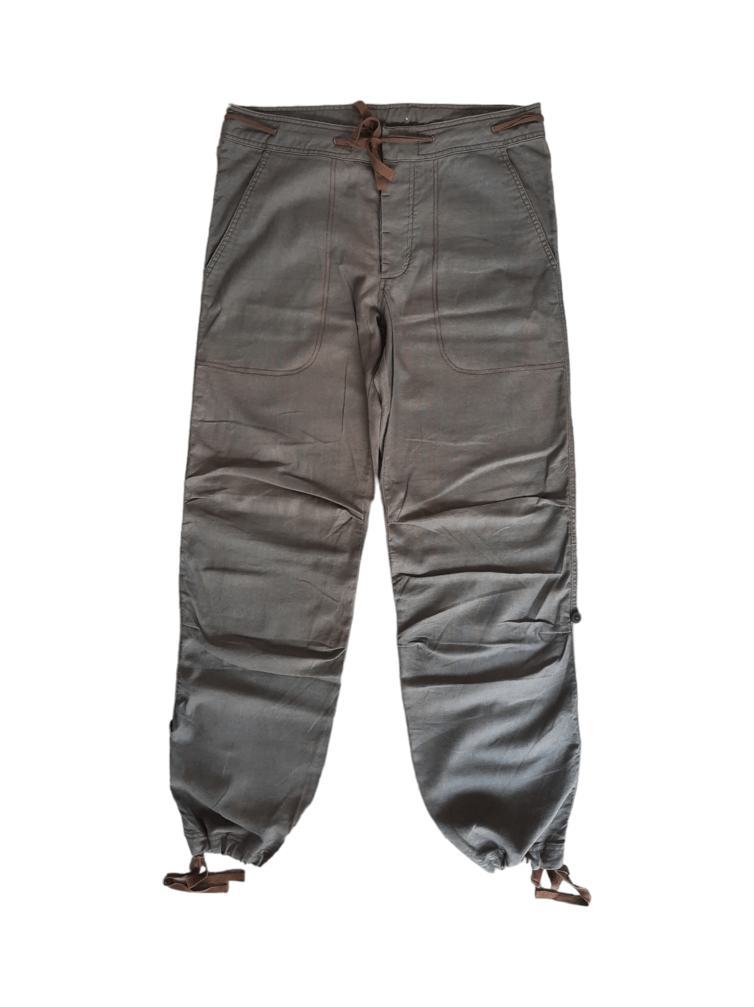 image of Archival Clothing x H&m Divided By H&m Parachute Linen Work Pants, Men's (Size 34)